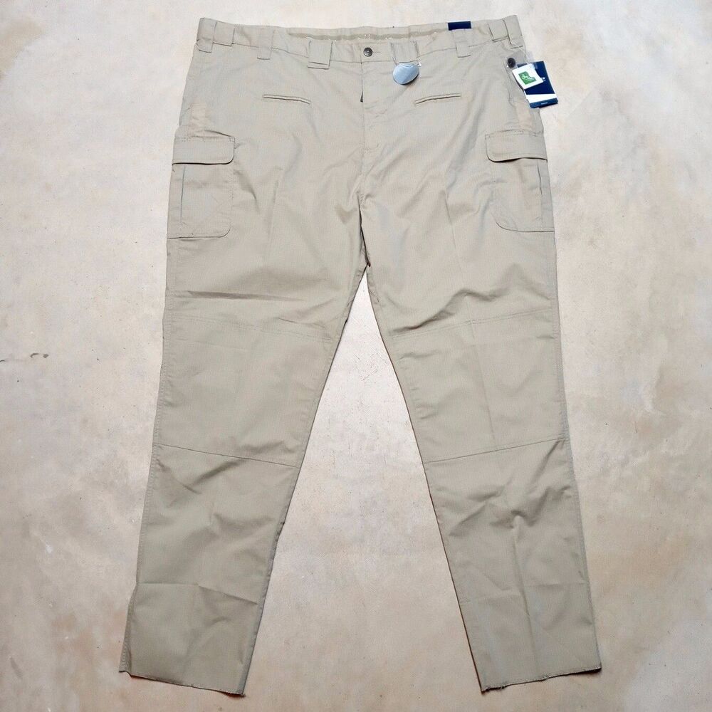 NWT Propper Men's Kinetic Tan Khaki Tactical Cargo Pants - Size 54x37 (Unhemmed)